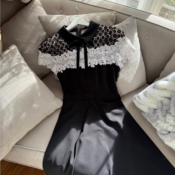 Stylish Black Lace Dress - Picture 2 of 13